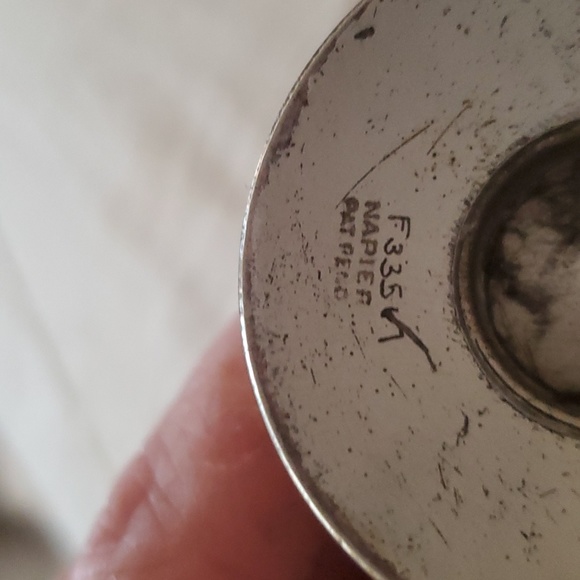 Napier Dining Napier Vintage Scalloped Edge Shell Salt Pepper